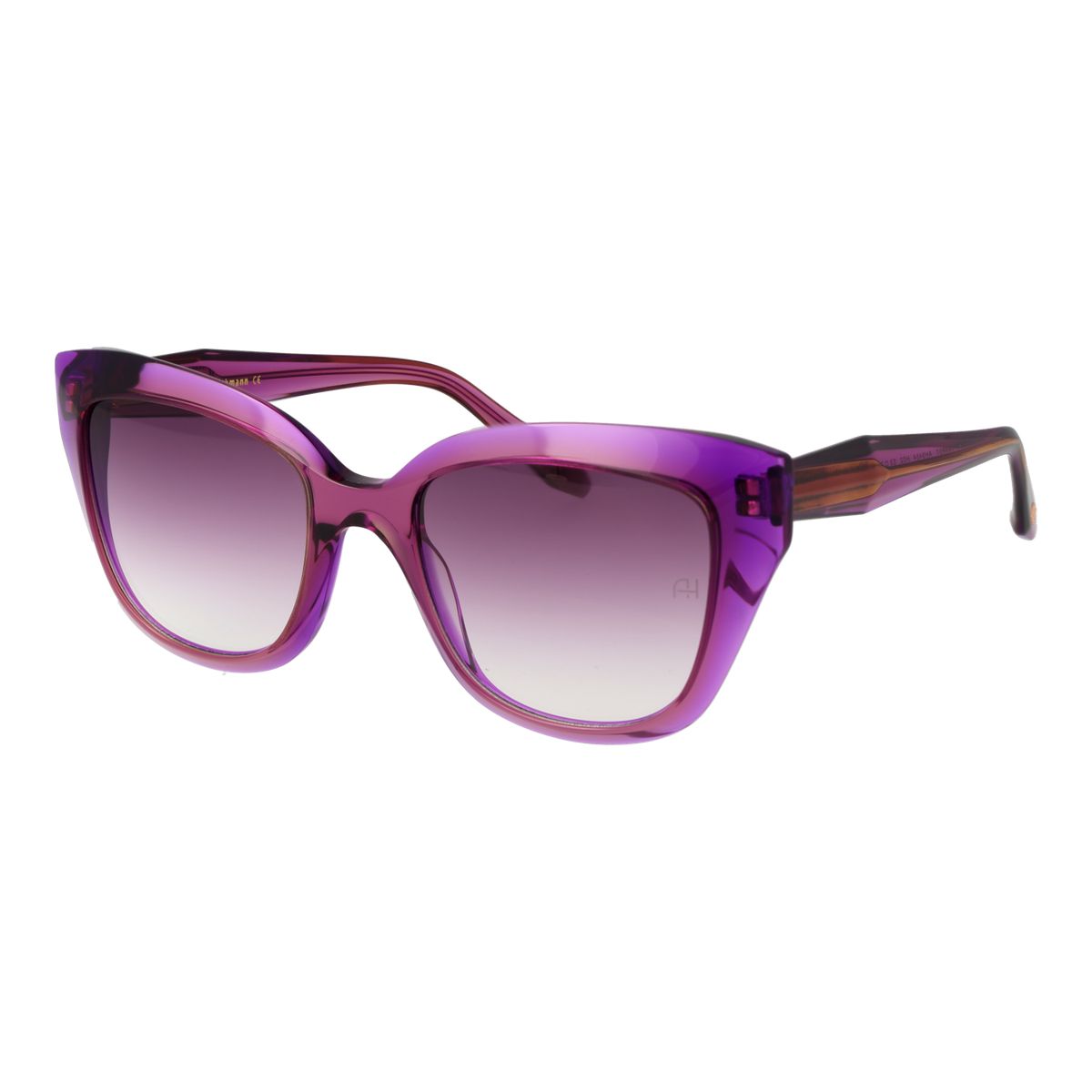 Übergroße Schmetterlings-Sonnenbrille mit Verlauf