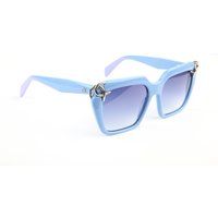 Statement Sonnenbrille mit geometrischem Rahmen
