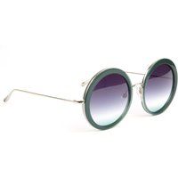 Runde Oversized-Sonnenbrille mit Farbverlauf