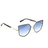 Geometrische Cat-Eye-Sonnenbrille mit Farbverlauf