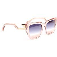 Oversize-Sonnenbrille in Quadratform mit Cut-out-Bügeln