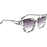 Geometrisch Gemusterte Cat-Eye-Fassung