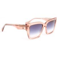 Übergroße quadratische Sonnenbrille mit Farbverlauf