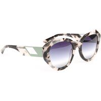 Marmorierte Butterfly-Sonnenbrille mit Verlauf