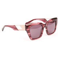 Oversized Eckige Brille in Marmor-Optik