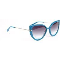 Cat-Eye-Sonnenbrille mit Metallbügeln