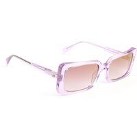 Eckige Oversize-Transparent-Sonnenbrille