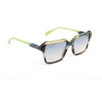 Geometrische Sonnenbrille in Marmor-Optik