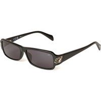 Rechteckige Sonnenbrille mit Metall-Logo