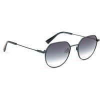 Sechseckige Metallrand-Sonnenbrille