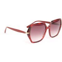Übergroße Sonnenbrille mit Sechseck-Rahmen