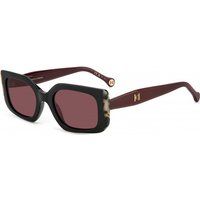 Markante Eckige Sonnenbrille mit Akzenten
