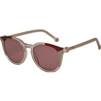 Elegante ovale dreifarbige Sonnenbrille