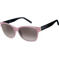 Schicke quadratische Sonnenbrille, transparent