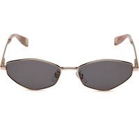 Sonnenbrille mit geometrischem Metallgestell