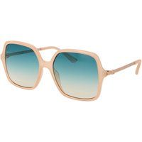 Quadratische Oversize-Sonnenbrille mit Farbverlauf
