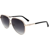 Pilotenbrille mit Kristallverzierung