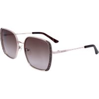 Übergroße quadratische Sonnenbrille mit Kristallen