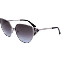Oversized Butterfly-Sonnenbrille mit Kristallen