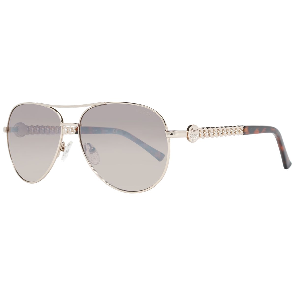 Schicke Aviator-Brille mit Ketten-Bügeln