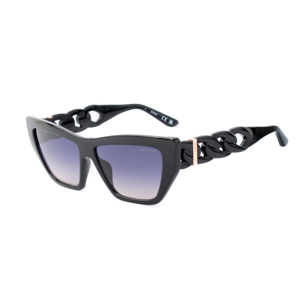 Moderne Cat-Eye Sonnenbrille mit Kettendetail