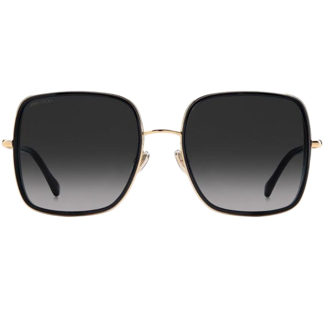 Übergroße quadratische Metallsonnenbrille