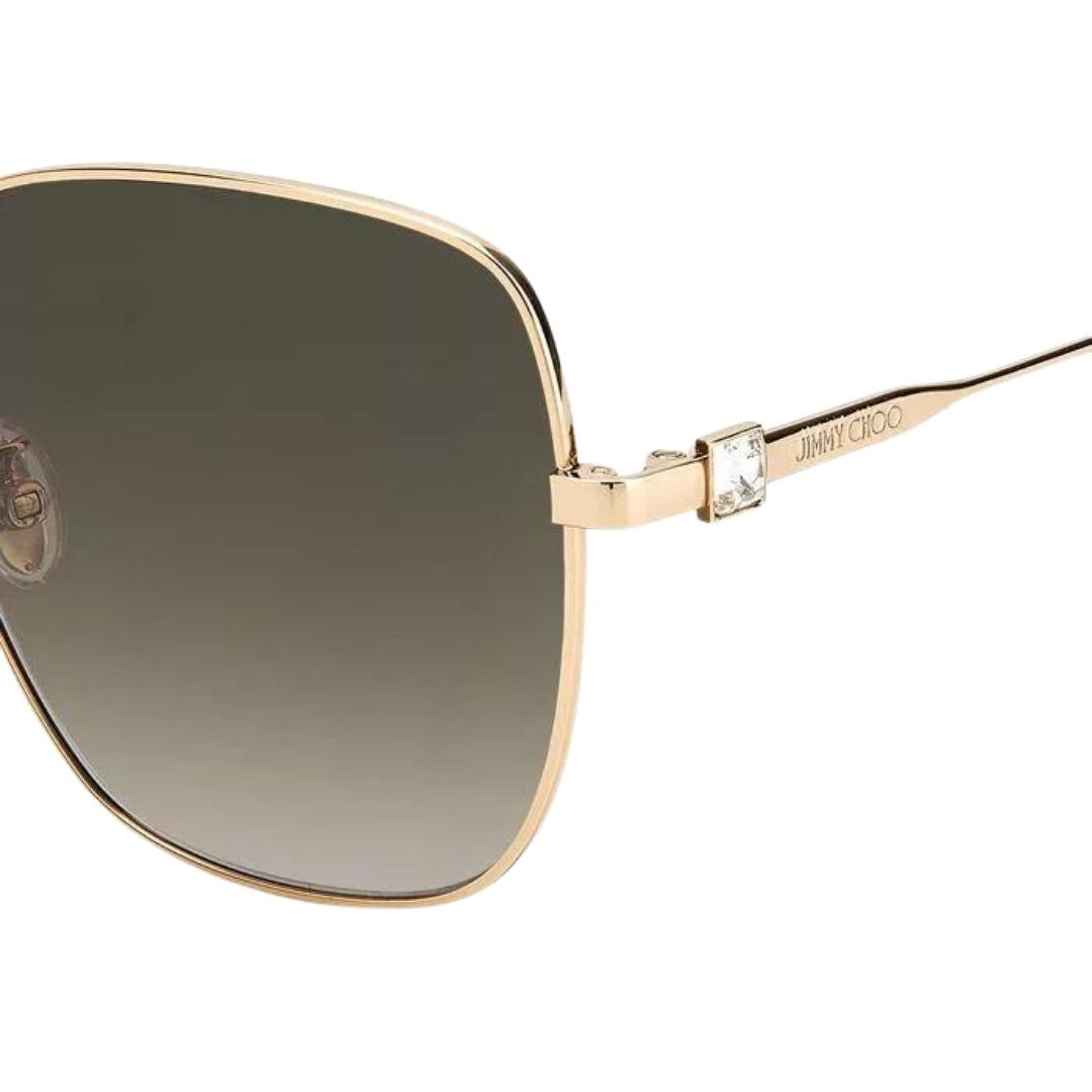 Quadratische Oversize-Sonnenbrille aus Metall