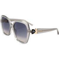 Übergroße Sonnenbrille mit Kristallverzierung