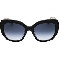 Oversize-Glitzersonnenbrille in Cat-Eye-Form