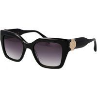 Schicke quadratische Sonnenbrille mit Blumendetail