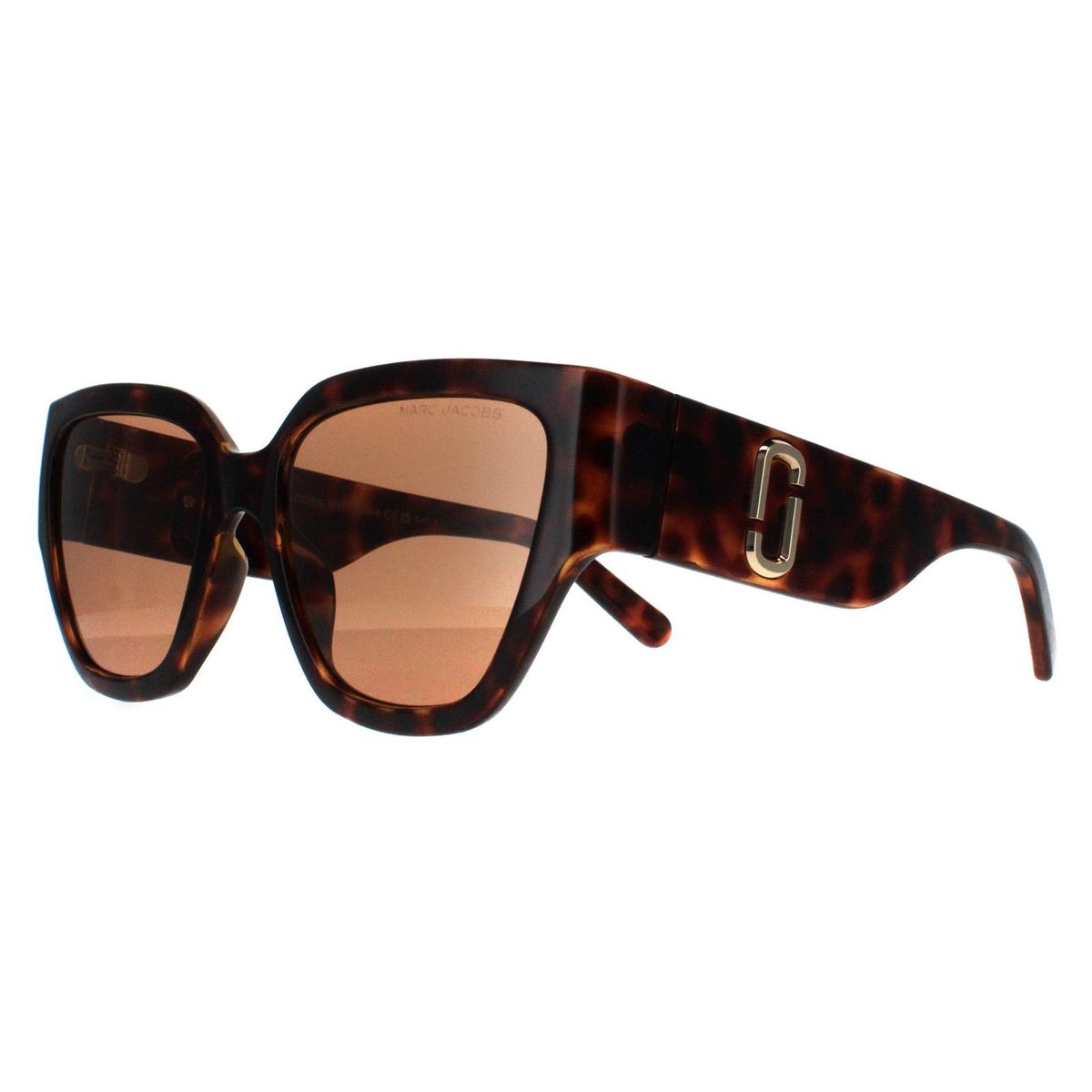 Markante Cat-Eye-Sonnenbrille in Schildpatt-Optik