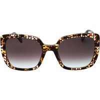 Oversize-Sonnenbrille mit Monogramm-Muster