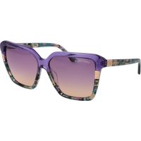 Quadratische Oversize-Sonnenbrille mit Verlauf