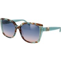 Übergroße Schmetterlings-Sonnenbrille mit Farbverlauf
