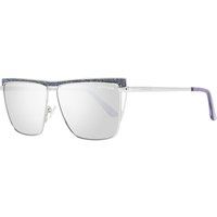 Trapezförmige verspiegelte Metallsonnenbrille