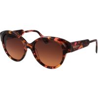 Übergroße runde Sonnenbrille in Schildpatt-Optik