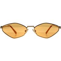 Geometrische Sonnenbrille mit unregelmäßigem Rahmen