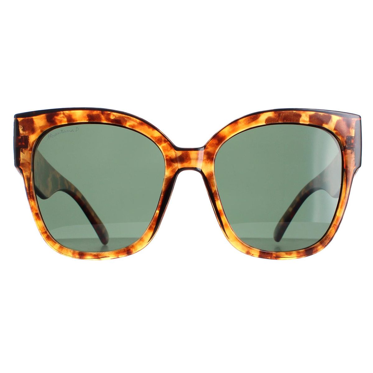 Elegante Oversized Sonnenbrille in Hornoptik