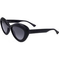Markante skulpturale ovale Sonnenbrille