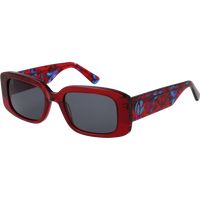 Markante rechteckige Acetat-Sonnenbrille