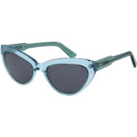 Transparente Cat-Eye-Brille aus Acetat