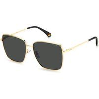 Übergroße quadratische Metall-Sonnenbrille