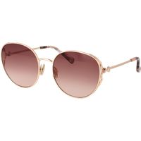Überdimensionale runde Metallrahmen-Sonnenbrille