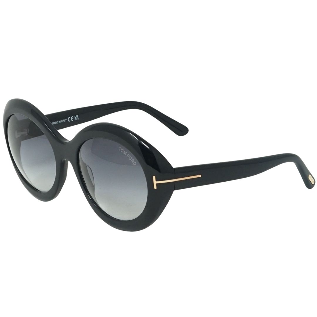 Übergroße runde Sonnenbrille