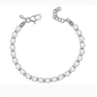 Elegantes Perlenarmband mit Zirkonia