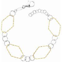 Bicolor Gliederkette Armband