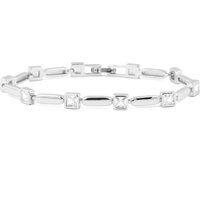 Elegantes Zirkonia-Gliederarmband