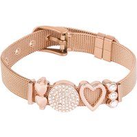 Elegantes rosévergoldetes Mesh-Armband