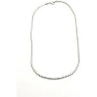 Minimalistische Schlangenkette aus Sterling Silber
