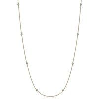 Zirkonia-Collier mit Zargenfassungen